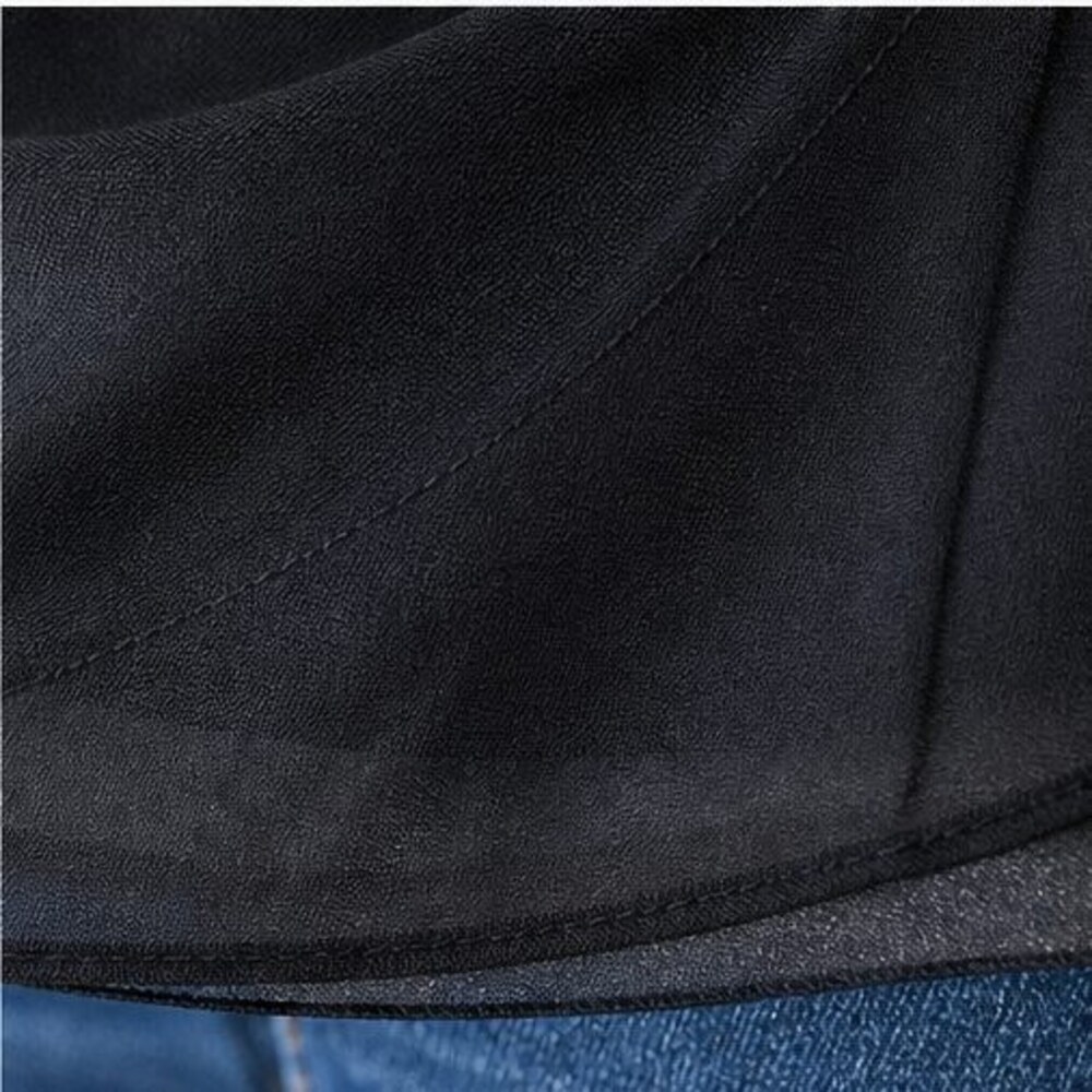 Black Ruffle Blouse - Picture 6 of 6